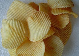batata chips em ondinhas