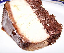 receita de pudim bolo de chocolate