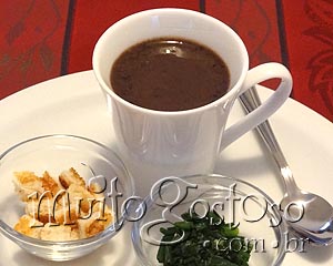 caldo de feijão