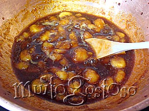 receita de doce de banana caramelado