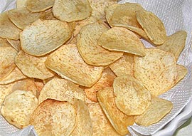 inhame chips