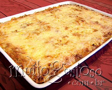 Lasanha de Carne Gratinada