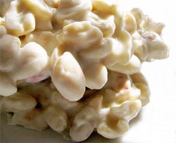 Receita de Pé de Moleque de Chocolate Branco receita de pé de moleque de chocolate branco