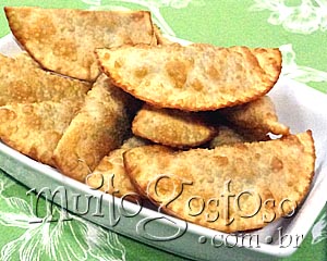 receita de pastel frito de frango