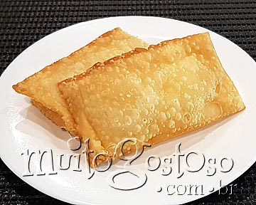 Pastel Frito de Muçarela com Orégano