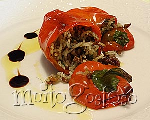 receita de pimentao vermelho recheado