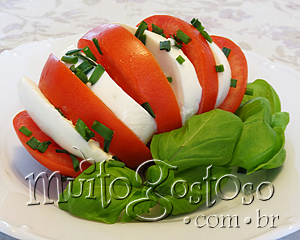 receita tomate recheado mussarela bufala