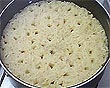 cozinhando arroz em panela comum